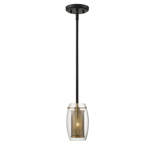 Product image for Dunbar 1 Light Mini Pendant - Warm Brass/Bronze