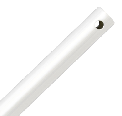 Product image for 18" Downrod - Matte White