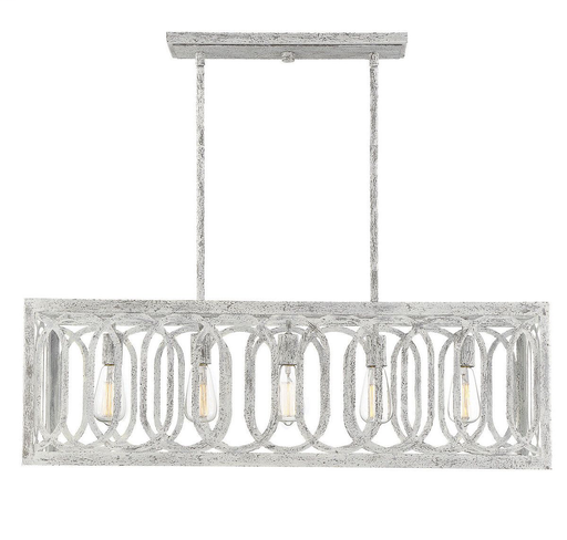Westbrook 5 Light Linear Chandelier, Charisma