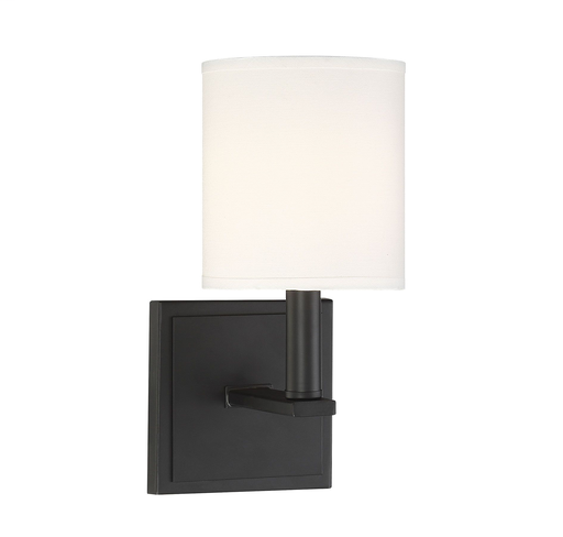 Product image for Waverly 1 Light Wall Sconce - Matte Black