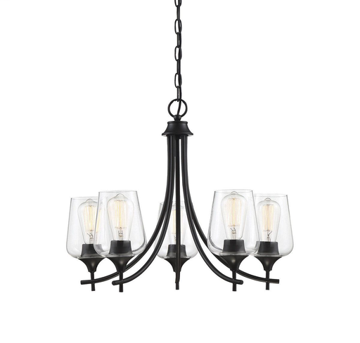 Product image for Octave 5 Light Chandelier - Black