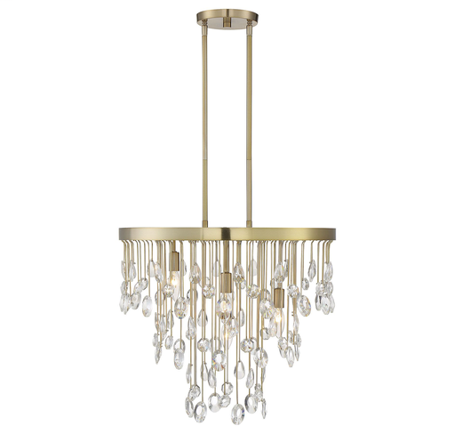 Product image for Livorno 4 Light Chandelier - Noble Brass