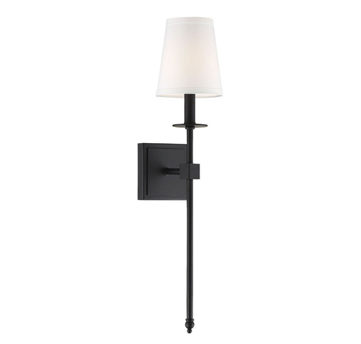Product image for SAVOY 9-303-1-89 MONROE 1LT MATTE BLACK SCONCE