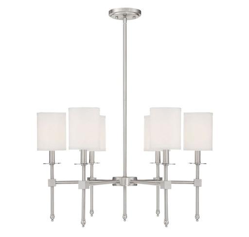 Product image for Chatham 6 Light Chandelier - Satin Nickel