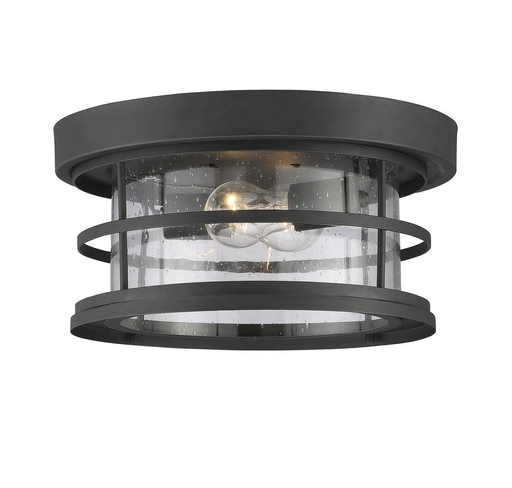 Product image for SAVOY 5-369-13-BK EXTERIOR CEILING LIGHT 13 IN WIDE
