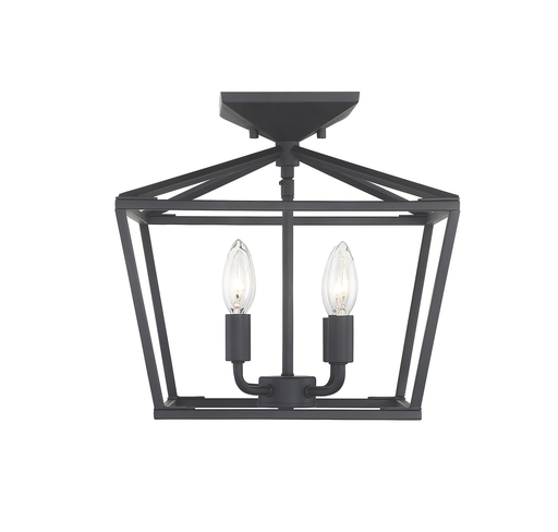 Product image for Townsend 4 Light Semi-Flush Mount - Matte Black