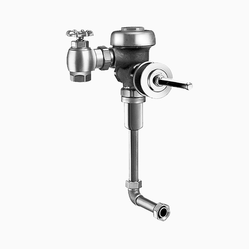 SLOAN 195-0.5 10 3/4 LDIM L3Sloan® Manual Flushometer Concealed Urinal, 0.5 GPF, Rough Brass