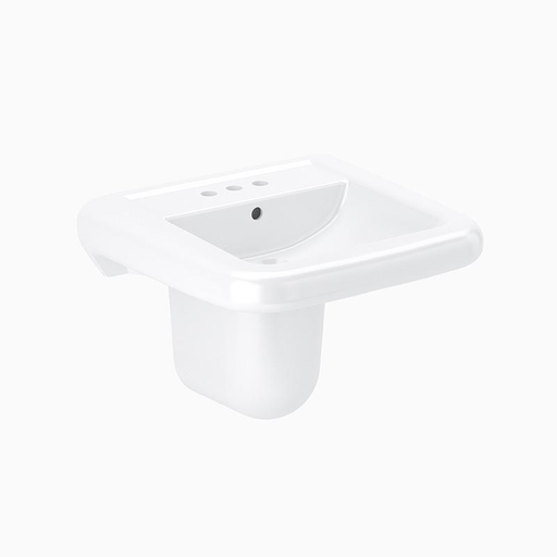 SS3865-STG WH SINK 21 x 20 8" C'SETWall-Mounted Lavatory