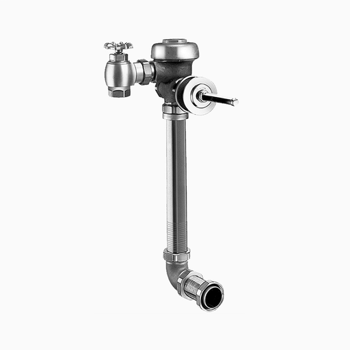 SLOAN 190-1.5 10 3/4 LDIMSloan® Manual Flushometer Concealed Urinal, 1.5 GPF, Rough Brass