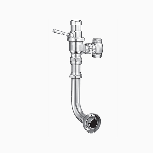 DOLPH 120 KDolphin Manual Flushometer Exposed Water Closet, 3.5 GPF, Polished Chrome