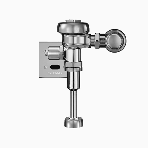 SLOAN 186-0.5 DFB ESSSloan® Sensor Flushometer Exposed Urinal, 0.5 GPF, Polished Chrome