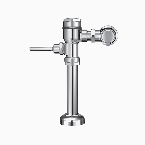 CROWN 111-1.28Crown® Manual Flushometer Exposed Water Closet, 1.28 GPF, Polished Chrome