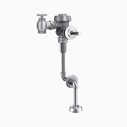ROYAL 197 6 3/4 LDIMRoyal® Manual Flushometer Concealed Urinal, 1.5 GPF, Rough Brass