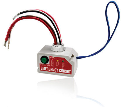 Product image for Wattstopper ELCU-200 Emergency Lighting Control Unit, 1/2" KO Mounting, 120/277V