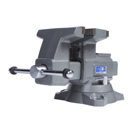 Reversible Bench Vise 8” Jaw Width with 360° Swivel Base