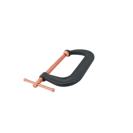 Spark-Duty Drop Forged C-Clamp, 0 - 6-1/16” Opening, 4-1/16” Throat Depth