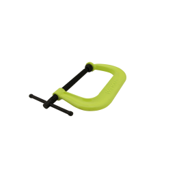 400 Series Hi-Vis Safety C-Clamp, 0 - 8-1/4” Opening, 5” Throat
