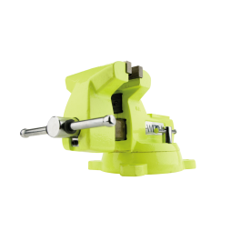Wilton 63188 High-Visibility Safety 6 Inch Vise with 360° Swivel Base, 5-3/4 Inch Opening Capacity