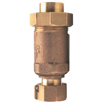 34UFX34F-700XL, 3/4" Dual Check Valve, Female NPT Union Inlet by Female NPT Outlet