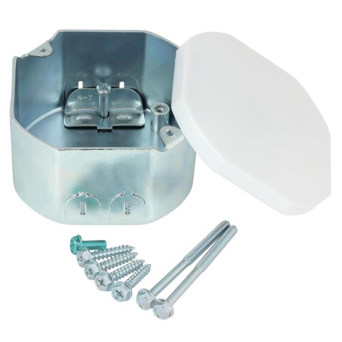 Product image for Westinghouse 0104011 Saf-T-Box® Light Fixture / Ceiling Fan Box, 2-1/8" Deep, Steel