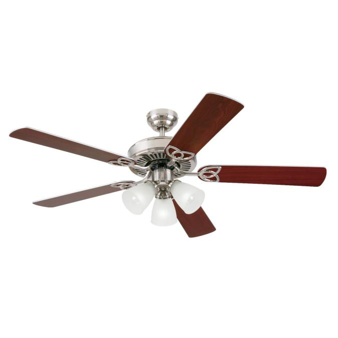 Vintage 52-Inch Reversible Five-Blade Indoor Ceiling Fan