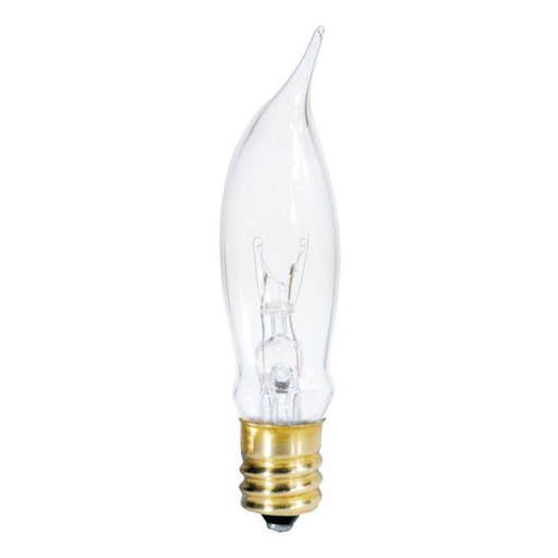 Product image for Westinghouse Lighting 0324100 120 Volt 7-1/2 W 39 Lumen Clear Candelabra Decorative Incandescent Lamp