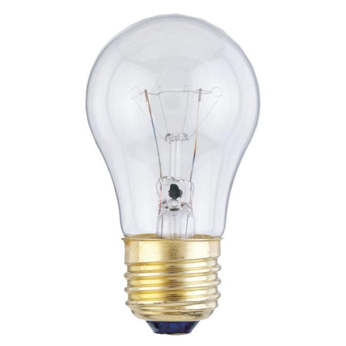 Product image for Westinghouse Lighting 0450200 2-Pack 40 W Clear E26 Medium Base 130 Volt A15 Incandescent Light Bulb