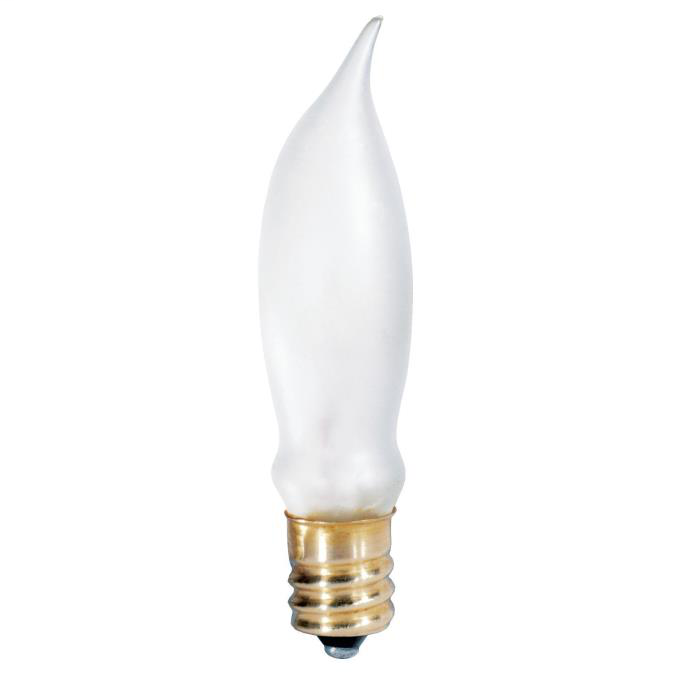 Product image for Westinghouse Lighting 0324200 120 Volt 7-1/2 W C7A Filament CA5 Flame Tip Candelabra Base Frosted Incandescent Lamp