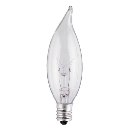 Product image for Westinghouse Lighting 0367400 130 Volt 25 W 158 Lumen Clear Candelabra Decorative Incandescent Lamp