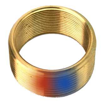 38115 Brass Bushing - Converts 1.865" x 11.5 to 2.00" x 16 - Red and Blue 38115