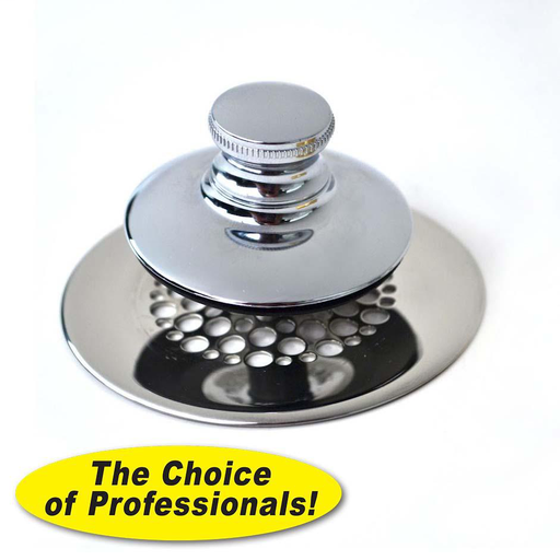 48750-PP-BS-G UNIVERSAL NUFIT® Push Pull - No Overflow -Grid Strainer - Biscuit 48750-PP-BS-G