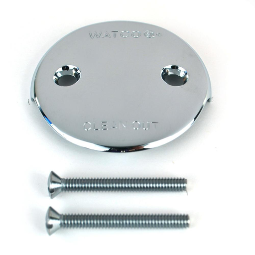 18002 Two-Hole Overflow Plate Kit 18002-CP