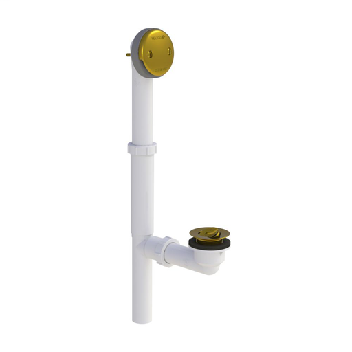 550-PF-PVC-PB PresFlo, Tubular Bath Waste PVC, DuraBrass 550-PF-PVC-PB