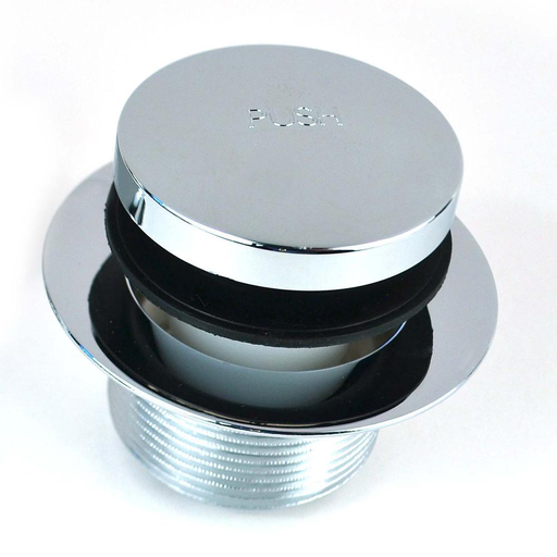 68307-CP 1.625" O.D. 16tpi x 1.25" depth Foot Actuated- Wide Flange 3"- Chrome Plated 68307-CP
