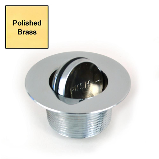 38350-PB PRESFLO® Tub Closure, 1.625-16 x 1.25 - Polished Brass 38350-PB