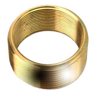 38113 Brass Bushing - Converts 1.375" x 16 to 1.813" x 14 - Black and White 38113