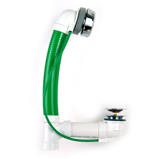 Watco Innovator® CableFlex Cable Bath Waste for Bathtubs up to 36-In Deep 938-CA-PVC-CP