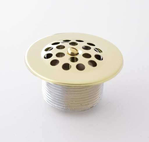 18660-PB Strainer Cover Plate and Screw Set, Polished Brass 18660-PB