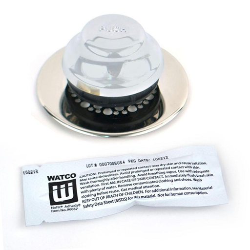 48750-FA-CP-G UNIVERSAL NUFIT® FOOT ACTUATED - No Overflow - Grid Strainer - Chrome-Plated 48750-FA-CP-G