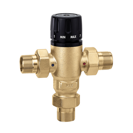 3-way Thermostatic Mixing Valve 1/2" NPT