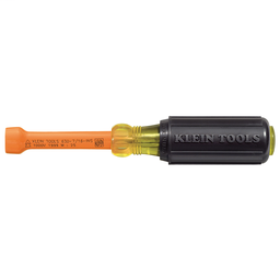 Product image for Klein 630-7/16-INS Insulated 7/16" Nut Driver, Hollow-Shaft