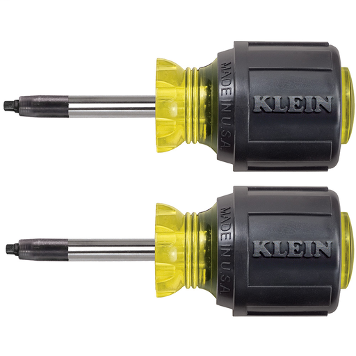 Stubby Square Recess Screwdriver Set