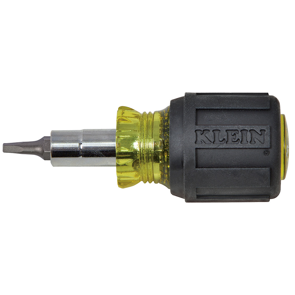 6-in-1 Multi-Bit Screwdriver / Nut Driver, Stubby