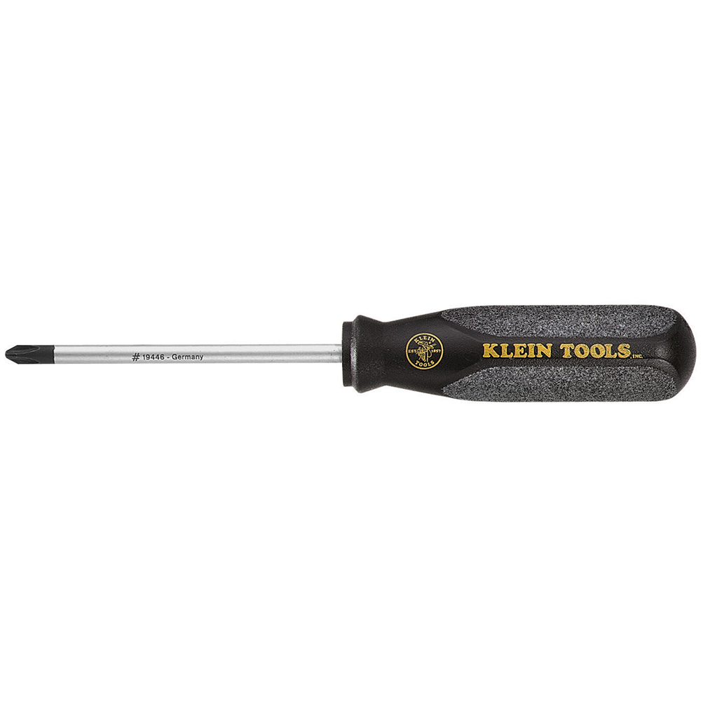 Product image for Klein 19446 #2 Profilated Phillips-Tip Screwdriver, 8-1/16" Round Shank