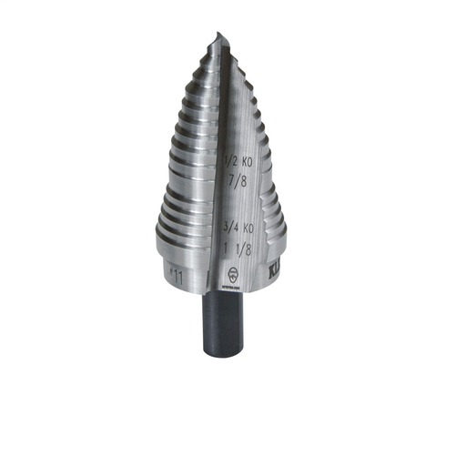 Step Drill Bit #11 Single-Fluted