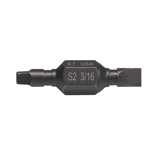 Product image for Klein 32745 Cushioned Grip Black Plastic Handle Double Ended Magnetic Multi-Bit Power Driver Bit