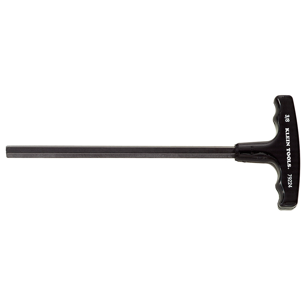 Product image for Klein 79216 T-Handle Hex-Key - 7-1/4" Blade Length x 1/4" Hex