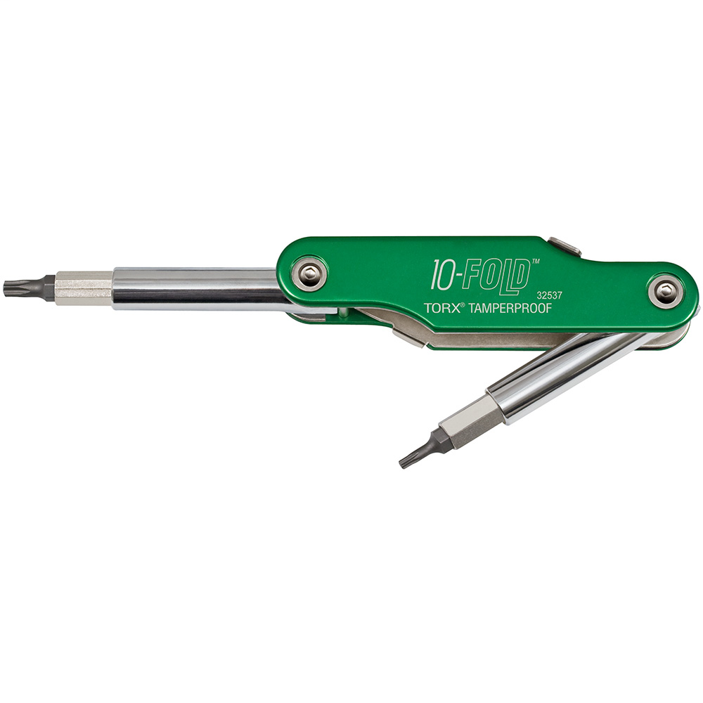 10-Fold Screwdriver/Nut Driver, Tamperproof TorxÂ®