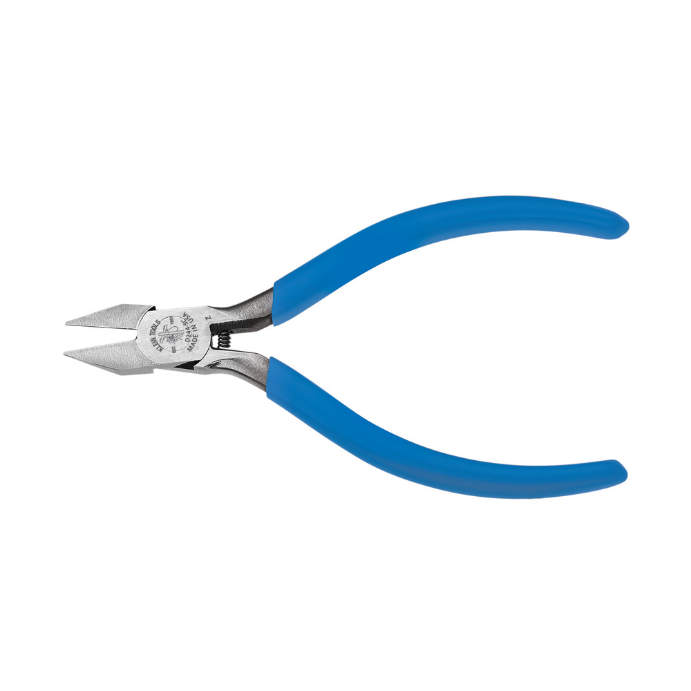 KLEIN D244-5C MIDGET POINTED-NOSE DIAGONAL CUTTERS WITH NARROW JAW KLEIN D244-5C MIDGET POINTED-NOSE DIAGONAL CUTTERS WITH NARROW JAW
