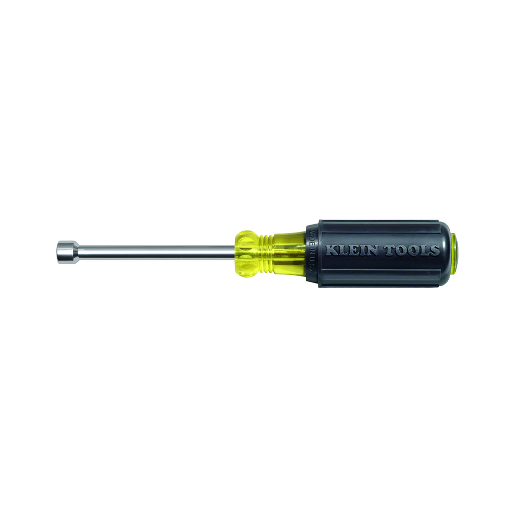 Klein Tools 630-1/4M 3 Inch Hollow Shank 1/4 Inch Magnetic Tip Nut Driver Klein Tools 630-1/4M 3 Inch Hollow Shank 1/4 Inch Magnetic Tip Nut Driver